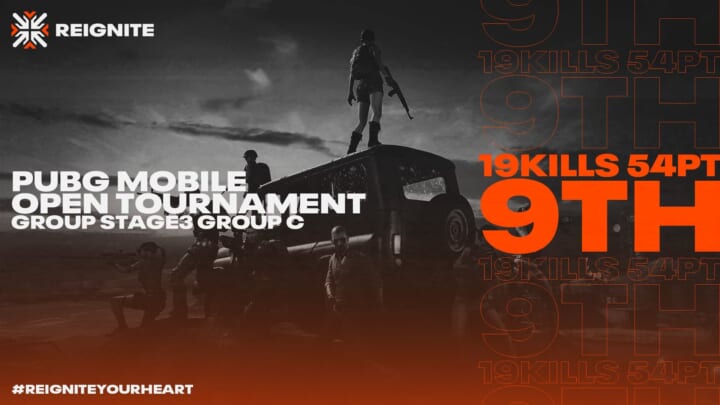 PUBG MOBILE OPEN TOURNAMENT GROUP STAGE3サムネイル
