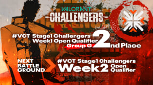 #VCT Stage1 Challengers Week1 Open Qualifier result🥈サムネイル