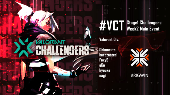 #VCT Stage1 Challengers Week2 Main Event result 🥈サムネイル